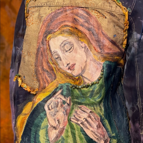 Hand Painted St. Mary Jacket - Picture 6 of 9